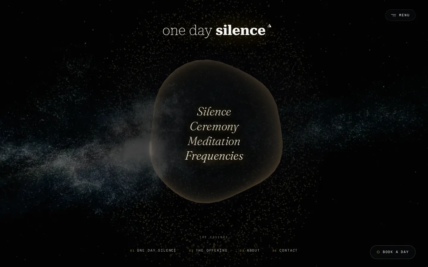 Schermafbeelding van onedaysilence.com